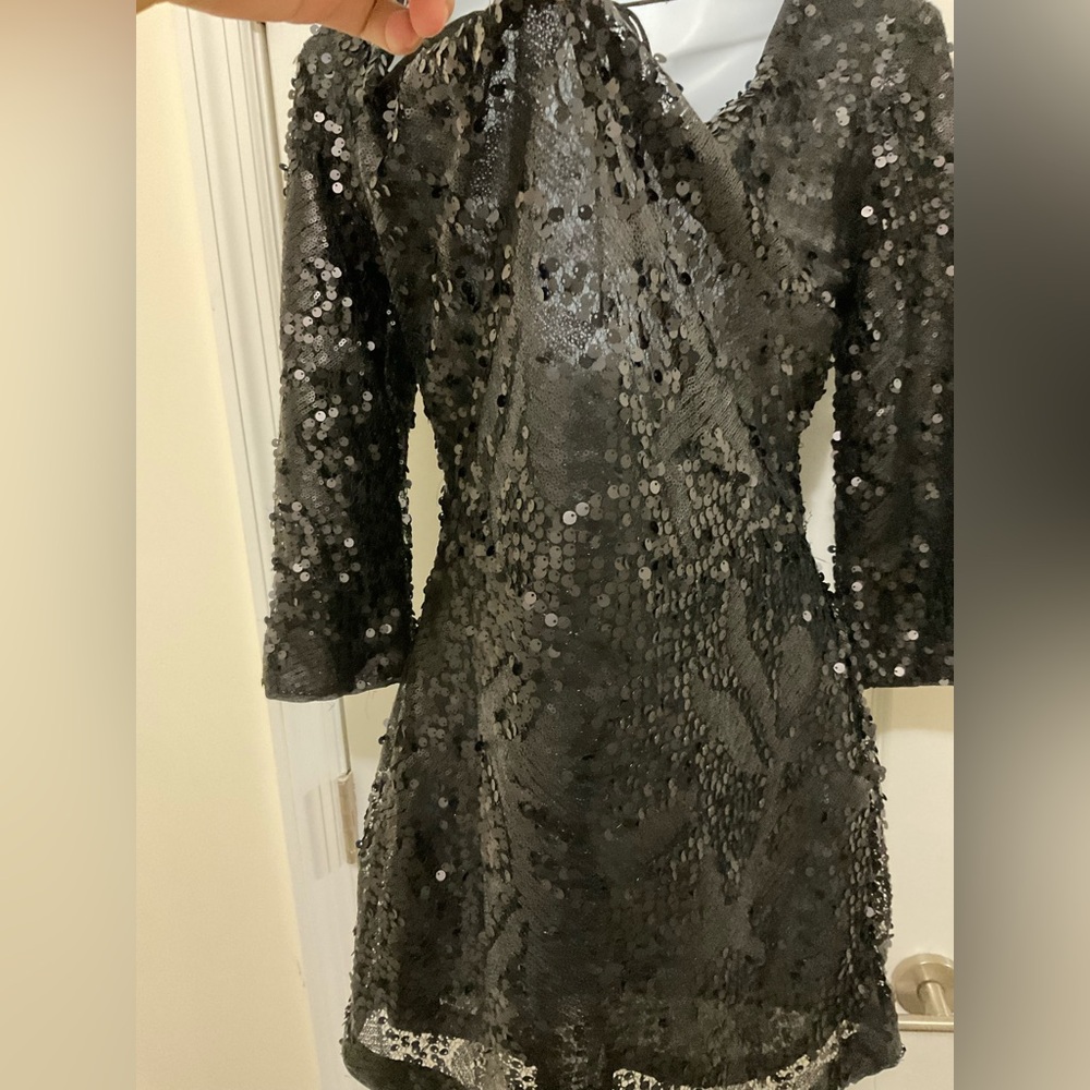 H&M Black Sequin Tunic/Dress - Picture 12 of 12